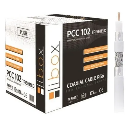 Kabel koncentryczny PCC 102 trishield 300m Libox