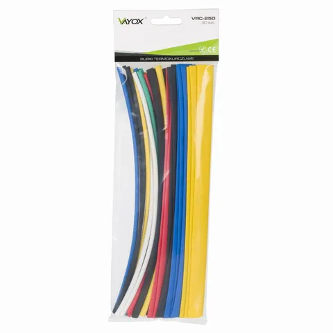Rurki termokurczliwe 30 szt. 250mm VRC-250 Vayox