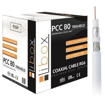 Kabel koncentryczny PCC 80 trishield 300m Libox