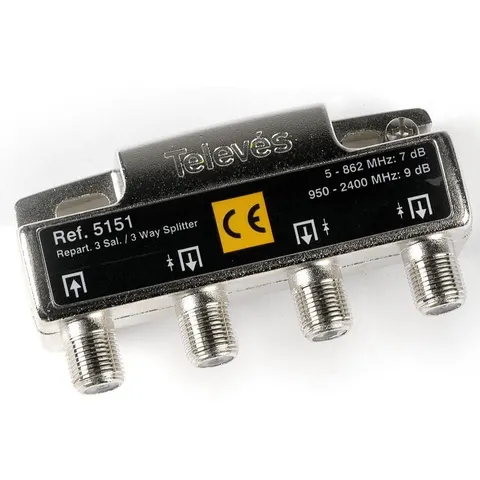 Rozgałęźnik 5...2400MHz F 3D 5151 TELEVES