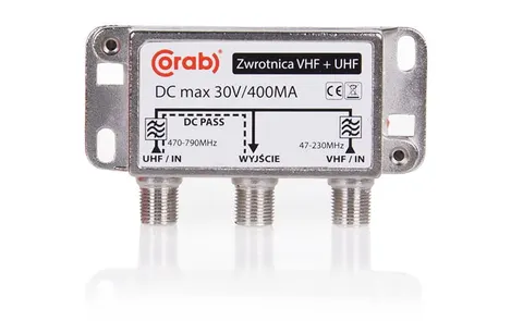 Zwrotnica sygnału VHF/UHF LTE READY CORAB