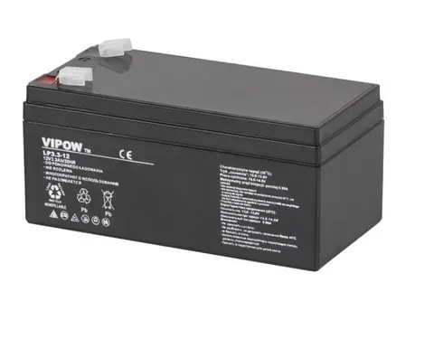 Akumulator żelowy VIPOW 12V 3,3Ah BAT0219