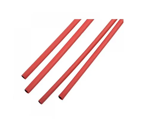 Rurki termokurczliwe 8,0mm/1m czerwone /opakowanie - 10szt/ NAR0260