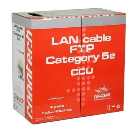 Kabel komputerowy skrętka FTP CU CAT5E