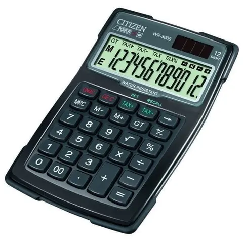 Kalkulator CITIZEN WR-3000 wodoodporny