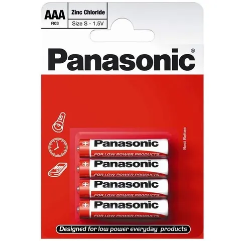 Bateria PANASONIC R03 4BP - 4 szt.