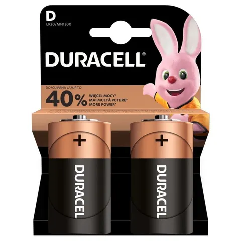Bateria DURACELL basic LR20 - 2 szt.