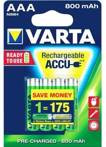 Akumulatory VARTA AAA R03 800mAh