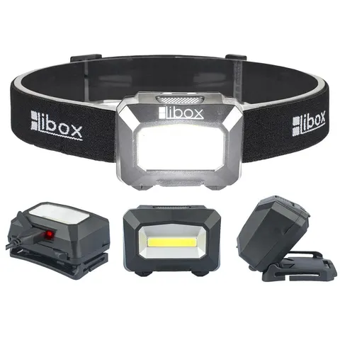 Latarka akumulatorowa czołowa cob led 3W LB0107 LIBOX