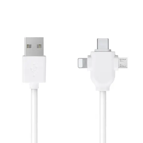 Kabel USB 3w1 Micro USB / Lightning / Typ C LB0112 LIBOX