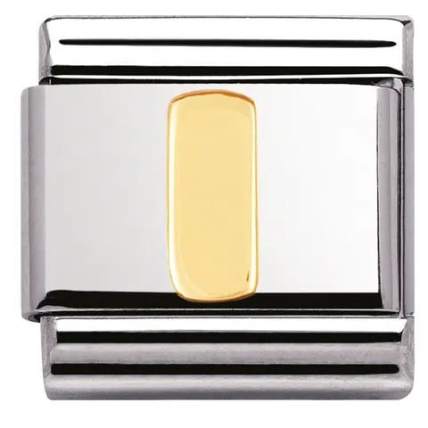 Nomination Element 18K Litera "I" Gold