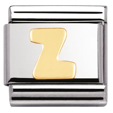 Nomination Element 18K Litera "Z" Gold