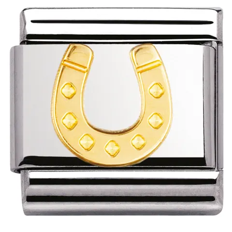 Nomination Element 18K Podkowa Gold