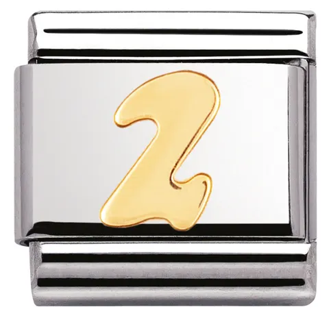 Nomination Element 18K Cyfra "2" Gold