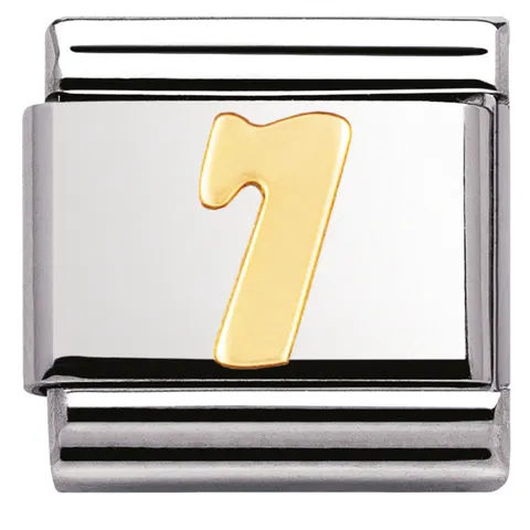 Nomination Element 18K Cyfra "7" Gold