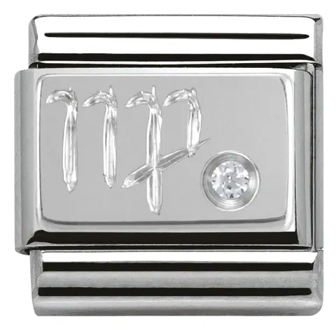 Nomination Element Znak zodiaku "Panna" z Silver
