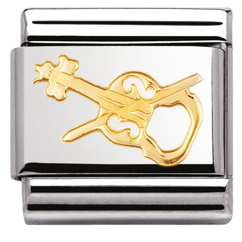 Nomination Element 18K Skrzypce Gold
