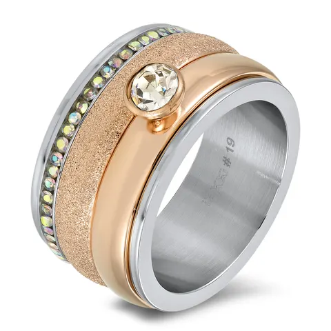 Pierścionek iXXXi 18 Crystal Rose Gold