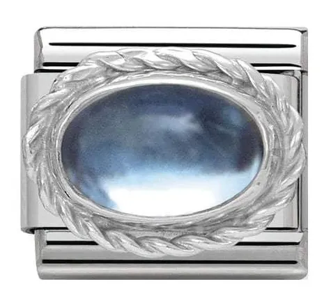 Nomination Element Topaz Silver
