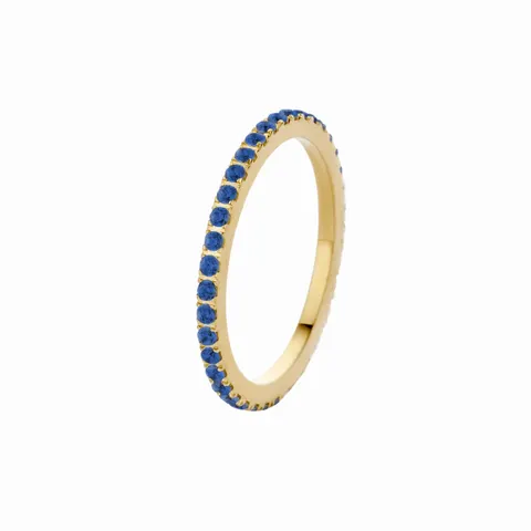 Ring Melano FR17 złoty/sapphire