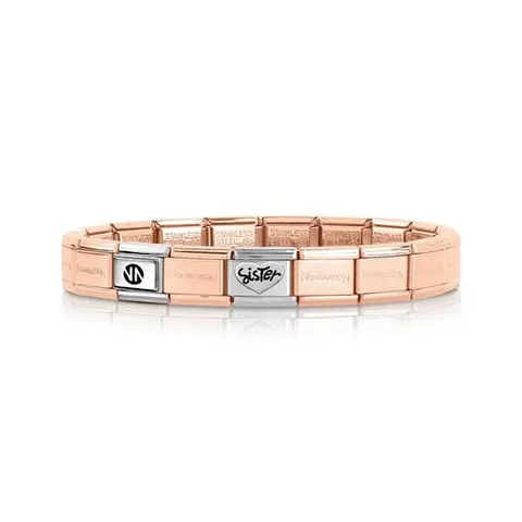 Bransoletka dla Siostry Composable NOMINATION Rose Gold 146