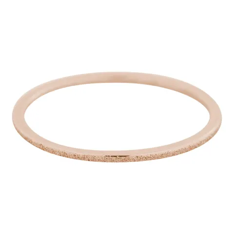 Ring iXXXi piaskowany rosegold