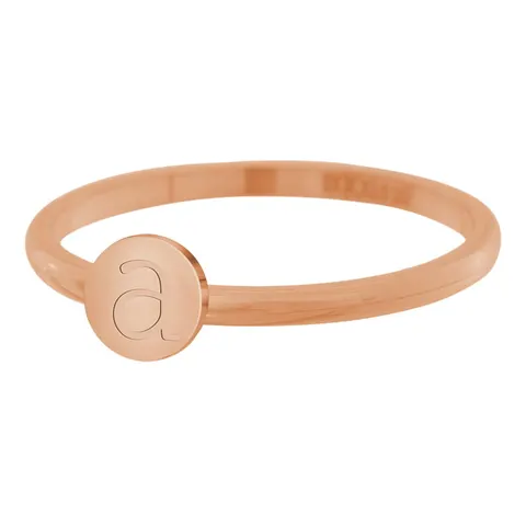 Ring iXXXi alfabet A rosegold