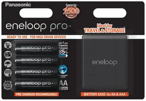 Akumulator Panasonic Eneloop PRO R6 AA 2500mAh BK-3HCDEC4BE 4 szt.