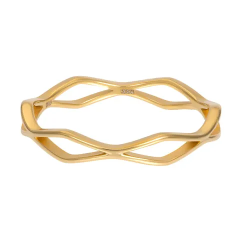 Ring iXXXi Modern złoty