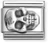 Nomination Męski Element Czaszka Silver