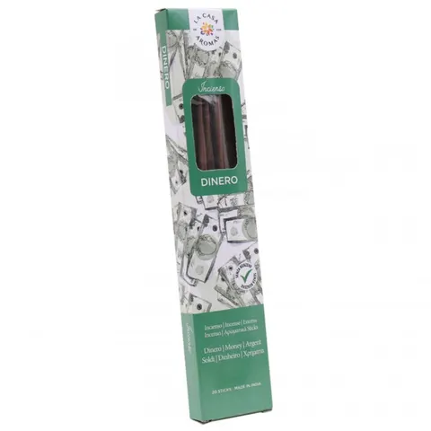 LA CASA DE LOS AROMAS INTENSO Kadzidła zapachowe DINERO, 20 szt