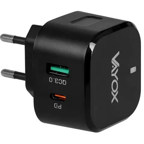 Ładowarka sieciowa USB Quick Charge 3.0 + PD 20W premium line VA0001 Vayox