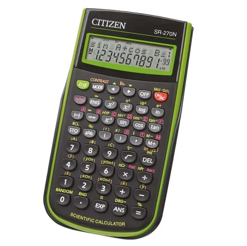 Kalkulator naukowy Citizen SR-270NGR green