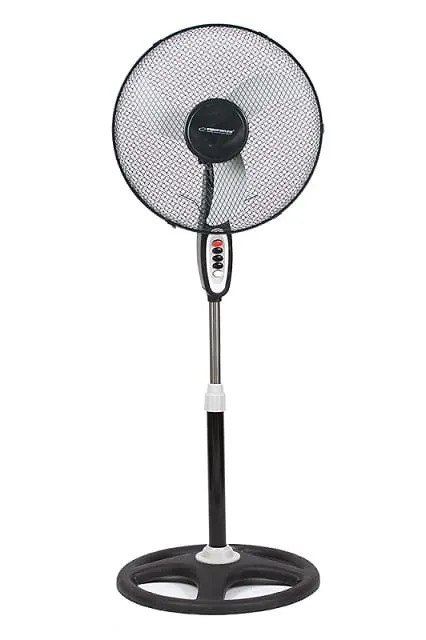 Wentylator Stojący Typhoon Czarno/Szary Esperanza EHF002KE