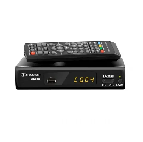 Tuner cyfrowy DVB-T2 H.265 HEVC LAN URZ0336
