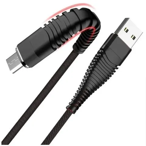 Kabel USB - lightning wzmacniany czarny 1m LB0154 LIBOX