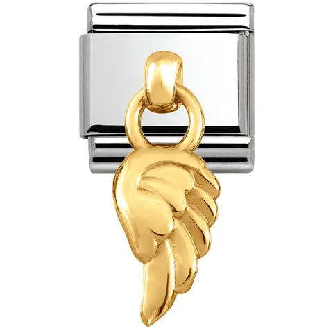 Nomination Element Link 18K Zawieszka Skrzydełko Gold