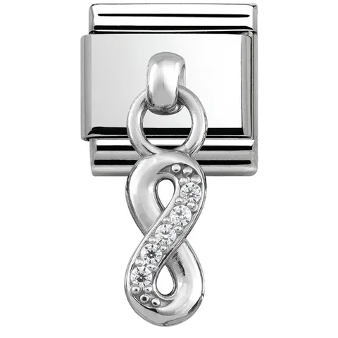 Nomination Element Charms Nieskończoność Silver