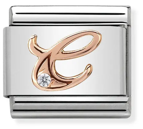 Nomination Element 9K Litera 'C' Rose Gold