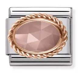 Nomination Element 9K Morelowy Chalcedon Rose Gold
