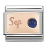 Nomination Element 9K Wrzesień - Szafir Rose Gold