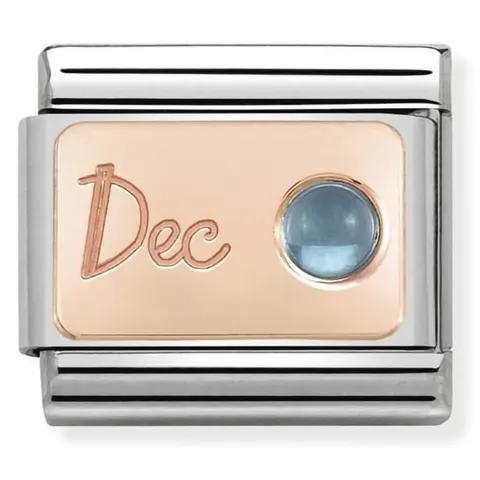 Nomination Element 9K Grudzień - Topaz Rose Gold