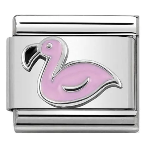 Nomination Element Flaming Silver