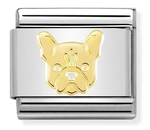 Nomination Element Link 18K Buldog francuski Gold