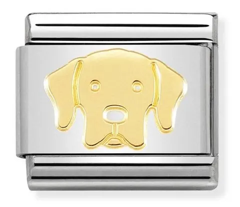 Nomination Element Link 18K Labrador Gold