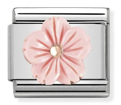 Nomination Element 9K Kwiatek koral Rose Gold