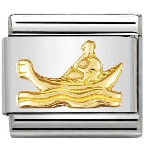 Nomination Element Link 18K Gondola Wenecja Gold