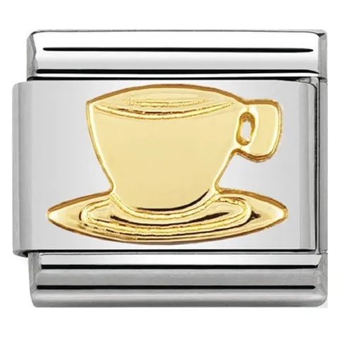Nomination Element Link 18K Filiżanka kawy Gold