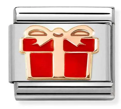 Nomination Element 9K Czerwony prezent Rose Gold