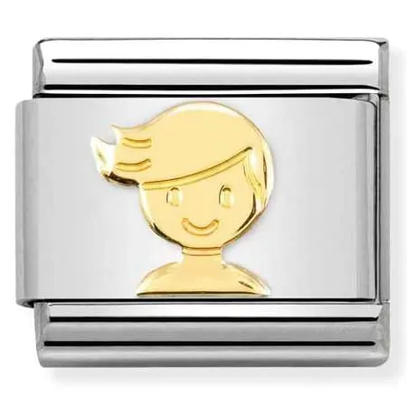 Nomination Element 18K Chłopiec Gold